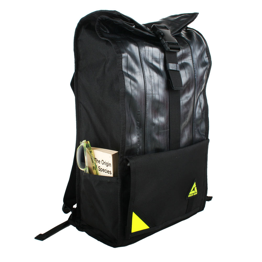 Commuter 24L Backpack- Made in USA- Recycled Bike Tubes - Green Guru Gear