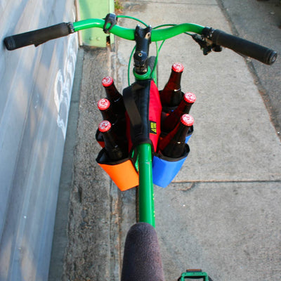 Sixer 6- Pack Insulated Top Tube Holder - Upcycled Fabric - Sustainable  Travel & Living